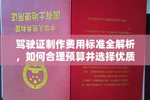文峰驾驶证制作费用标准全解析，如何合理预算并选择优质服务？