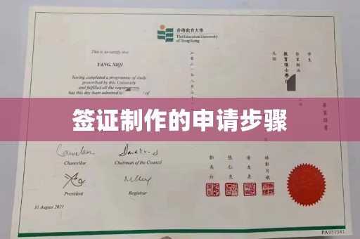 文峰签证制作的申请步骤