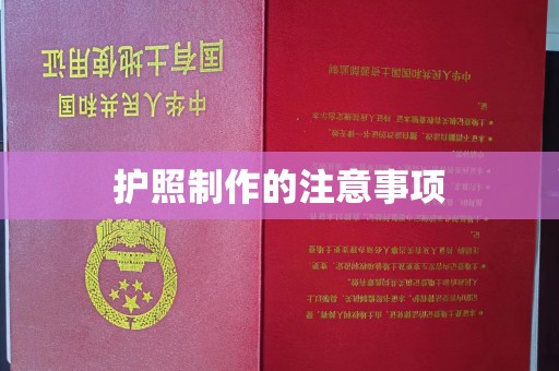 文峰护照制作的注意事项