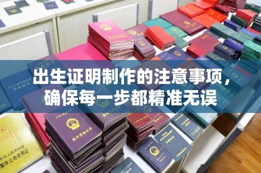文峰出生证明制作的注意事项，确保每一步都精准无误