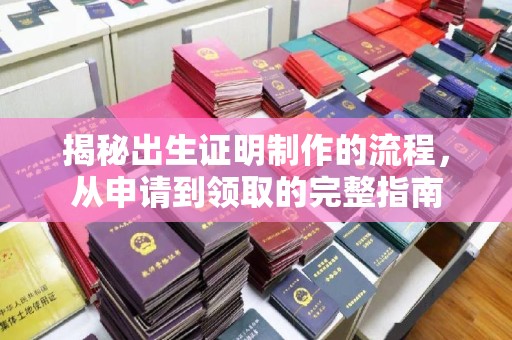 文峰揭秘出生证明制作的流程，从申请到领取的完整指南