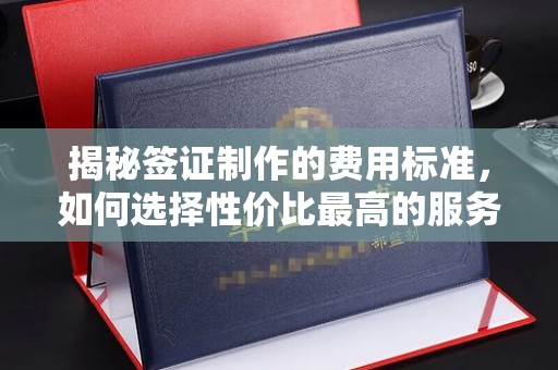 文峰揭秘签证制作的费用标准，如何选择性价比最高的服务？