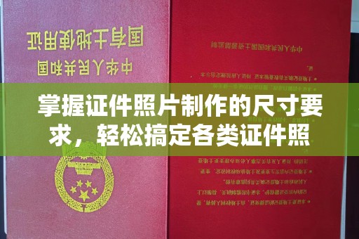 文峰掌握证件照片制作的尺寸要求，轻松搞定各类证件照