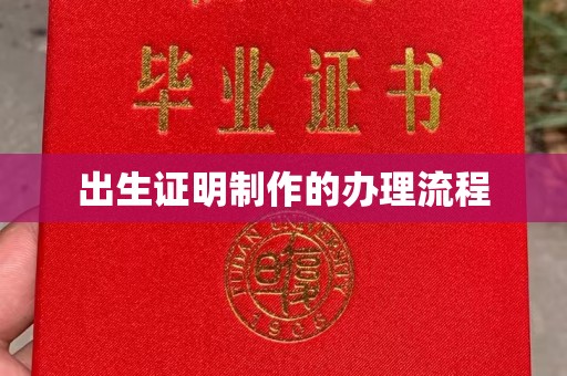 文峰出生证明制作的办理流程