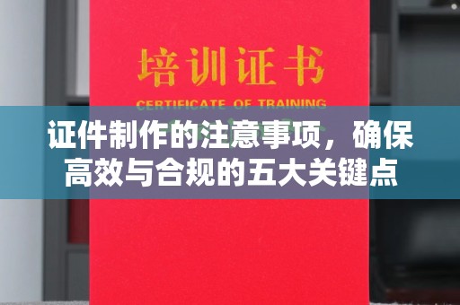 文峰证件制作的注意事项，确保高效与合规的五大关键点