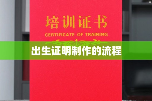文峰出生证明制作的流程